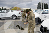 Lithuania donates equipment to help remove landmines in Ukraine 