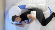 Six piece pillow to aid sleep