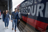 Missouri Senator Josh Hawley campaigns