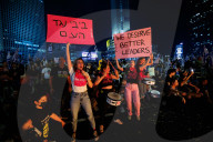Israelis protest Netanyahu's firing of Minister of Defence, Yoav Gallant