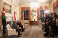 Prime Minister Keir Starmer meets King of Jordan Abdullah II