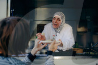 Falafel, dips and mansaf: Aheda Amro the Palestinian chef serving dishes 'made with love' in Melbourne