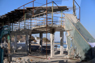 Construction next to inclusive beach in Odesa
