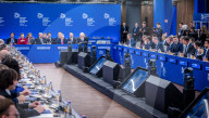 NATO SecGen Rutte meets with Hungary's Orban