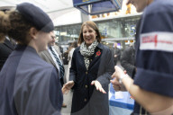 Rachel Reeves Railways Announcement in Manchester, UK.