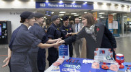 Rachel Reeves Railways Announcement in Manchester, UK.