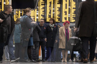 Rachel Reeves Railways Announcement in Manchester, UK.