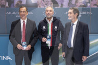 Via della Boscaiola 26. Presentazione del "Look of the games di Milano Cortina 2026. 