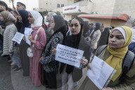 Palestinian students demand opening of Gaza exits