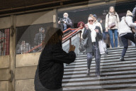 Milano Cadorna. Sciopero dei mezzi di trasporto urbano e di trenord.