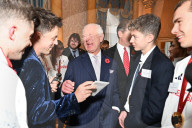 King Charles III at Olympic medalist reception in London
