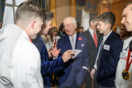 King Charles III at Olympic medalist reception in London