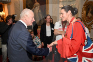 King Charles III at Olympic medalist reception in London