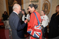 King Charles III at Olympic medalist reception in London
