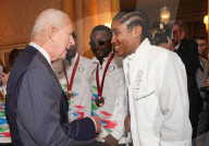 King Charles III at Olympic medalist reception in London