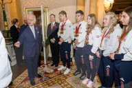 King Charles III at Olympic medalist reception in London