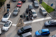 Traffico a Milano a causa dello sciopero dei mezzi pubblici