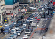 Traffico a Milano a causa dello sciopero dei mezzi pubblici