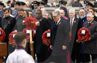 Prime Minister Keir Starmer attends Remembrance Sunday