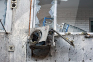 Aftermath of Russian drone attack on Odesa