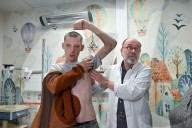 Swiss plastic surgeon Clemens Mariel Schistel in Lviv