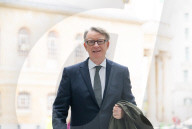 Guests arriving for the Sunday with Laura Kuenssberg show at the BBC, Broadcasting House, London, UK.