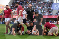 Rugby : victoire des All Blacks XV face à la Géorgie (31-13) au GGL Stadium à Montpellier