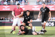 Rugby : victoire des All Blacks XV face à la Géorgie (31-13) au GGL Stadium à Montpellier