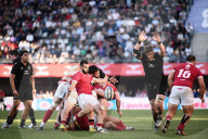 Rugby : victoire des All Blacks XV face à la Géorgie (31-13) au GGL Stadium à Montpellier
