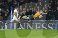 Autumn Nations Series rugby union international between England and Australia at the Allianz Stadium, Twickenham, London, UK.