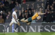 Autumn Nations Series rugby union international between England and Australia at the Allianz Stadium, Twickenham, London, UK.
