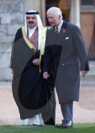 King Charles hosts King of Bahrain at Windsor Castle