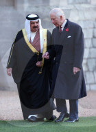 King Charles hosts King of Bahrain at Windsor Castle