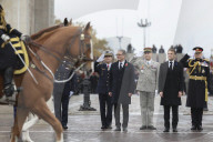 Prime Minister Kier Starmer lays a wreath at l'Arc de triomphe