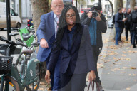 Conservative Party leader Kemi Badenoch arrives to give evidence at the Post Office Inquiry