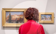Leighton and Landscape: Impressions from Nature exhibition at Leighton House, London, UK.