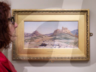 Leighton and Landscape: Impressions from Nature exhibition at Leighton House, London, UK.