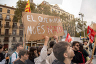 Student demonstration against the management of the DANA crisis