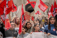 Student demonstration against the management of the DANA crisis