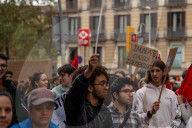 Student demonstration against the management of the DANA crisis