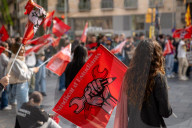 Student demonstration against the management of the DANA crisis