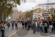 Student demonstration against the management of the DANA crisis