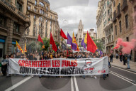 Student demonstration against the management of the DANA crisis