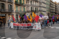 Student demonstration against the management of the DANA crisis