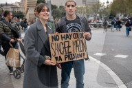 Student demonstration against the management of the DANA crisis