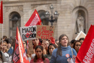 Student demonstration against the management of the DANA crisis