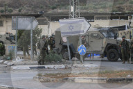 Israeli soldiers in the West Bank
