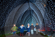 Christmas at Kew Gardens, London, UK.
