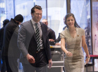 Pete Hegseth arrives at Trump Tower