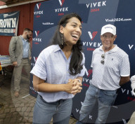 Presidential candidate Vivek Ramaswwamy stumps in New Hampshire